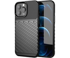 Hurtel Thunder dėklas skirtas iPhone 13 Pro Max, juodas