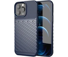 Hurtel Thunder Flexible Tough Rugged TPU iPhone 13 Pro Max dėklas telefonui mėlynos spalvos