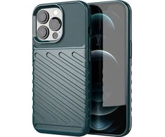 Hurtel Thunder dėklas skirtas iPhone 13 Pro, žalias