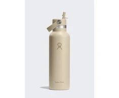 Gertuvė Hydro Flask Standard Mouth Flex Straw Cap Oat thermal bottle, 621 ml