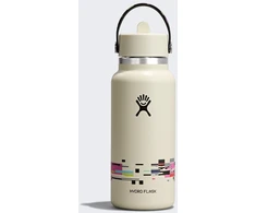 Buteliukas termiczna Hydro Flask 32 Oz Wide Flex Straw Cap (946 ml) - glitch baltas