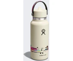Buteliukas termiczna Hydro Flask 32 Oz Wide Flex Straw Cap (946 ml) - glitch baltas