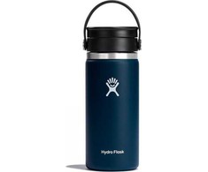 Hydro Flask Hydro Flask 473 ml kavos puodelis su plačia burna, lankstus gurkšnelis, termo puodelis (tamsiai mėlynas), INDIGO