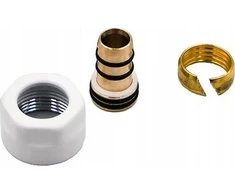 Hydroland GZ suspaudimo jungtis 1/2'' x 16 x 2 pix balta