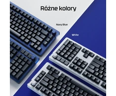 Klaviatūra Mėlyna „HyperX Alloy Rise“ viršutinė plokštelė, tamsiai mėlyna Mėlyna