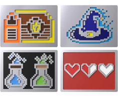 Klaviatūra „HyperX 8 Bit“ serijos magnetinis ženkliukas