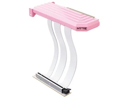 Vaizdo plokštė HYTE PCIE 5.0 Hyper Riser Cable – Strawberry Milk