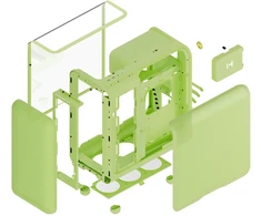 HYTE X50 Midi Tower – Matcha pieno skonio