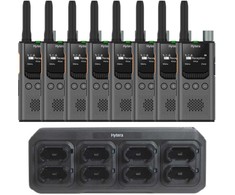 „Hytera HYTERA Radio DMR+analog HYT-S35, UHF 400-470 MHz, 2200 mAh, Metallic pilkas“