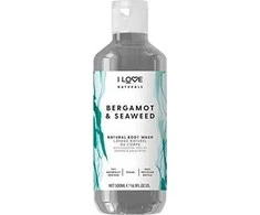 I Love Naturals Collection Vegan maitininantis Lime Ginger &amp; Cardamom Kūno prausiklis, 500 ml