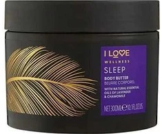 I Love Wellness Sleep Vegan Hydrating Chamomile &amp; Lavender Body Butter, 300 ml