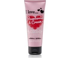 I Love Originals drėkinamasis rankų losjonas „Braškės ir kreminis“, 75 ml