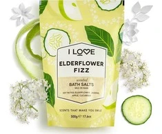 I Love Signature Collection Elderflower Fizz Bath Salt, 500g