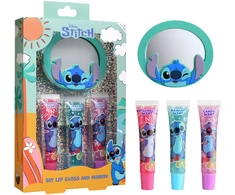 Disney Air-Val Stitch Lūpų blizgesio rinkinys su veidrodėliu