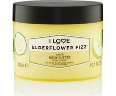 I Love Signature Collection Vegan Hydrating Elderflower Fizz Body Butter, 330 ml