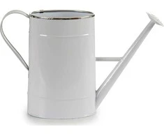 Ibergarden Laistytuvo formos vazono dangtelis, metalinis, baltas, aukštis 24 cm