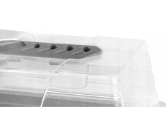 Ibergarden Mini plastikinis šiltnamis, namams, 24 x 38,4 x 18 cm
