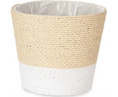 Ibergarden Pleciona osłonka na doniczkę, Ø 15 cm