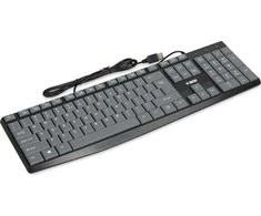iBOX Eris Klaviatūra su USB jungtimi, Gray/Juodas