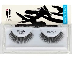 Ibra GLAM Glam 600 Juodas dryžuotos blakstienos
