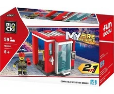 Konstruktorius BLOCKi MyFireBrigade 2viename KB0853 59vnt.