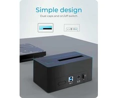 ICY BOX IB-1122-U3-B 1x SATA į USB 3.2 Gen 1 juodas