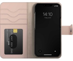 Telefono piniginės dėklas - Ideal of Sweden „Magnet Wallet+“ knygelės tipo dėklas iPhone 13/14/15/16E, modelis 2944460, rožinis