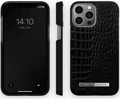 Dėklas IDEAL OF SWEDEN IDACSS21-I2167-306 IPHONE 13 PRO MAX NEO NOIR CROCO Sidabrinis