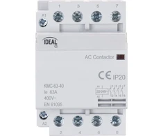 MODULINIS KONTAKTORIUS KMC-63-40 63 A 400 V AC IDEALUS