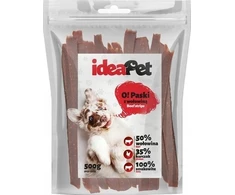 IdeaPet IdeaPet jautienos juostelės 500g