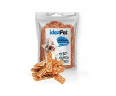 IdeaPet Przysmaki 500g IDEAPET FILECIKI Z ŁOSOSIEM I BIAŁĄ žuvis