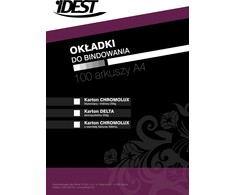 Idest Prijungimo apkabos CHROMOLUX A4 250G mėlynos 100vnt. (BONKTCXA4250BLPX010001)