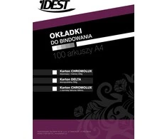 Idest Prijungimo apkabos CHROMOLUX A4 250G mėlynos 100vnt. (BONKTCXA4250BLPX010001)