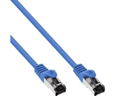 InLine ® Patch kabelis S / FTP PiMF Cat.8.1 Halogenas nemokamai 2000M Hz mėlyna 10m