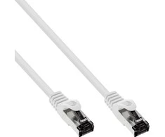 InLine ® Lankstinukas S / FTP PiMF Cat.8.1 Halogenas nemokamai 2000MHz balta 15m