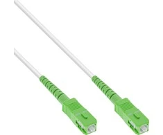 InLine ® Optinis paprastas kabelis, FTTH, SC / APC 8 ° į SC / APC 8 °, 9 / 125μm, OS2, 25m