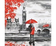 Ideyka Tapyba pagal skaičius - Streets of London 50x50cm