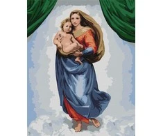 Ideyka Tapyba pagal numerius - Madona Sistine 40x50cm