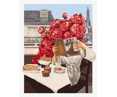 Ideyka Tapyba pagal numerius - Frowing Paris 40x50cm
