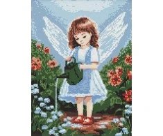 Ideyka Deimantinė mozaika - Angelas sode 30x40cm