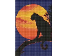Ideyka Deimantinė mozaika be rėmelio - Panther's Grace 20x30