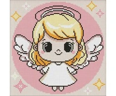 Ideyka Deimantinė mozaika vaikams - Šventasis angelas 30x30cm