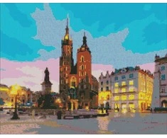 Ideyka Deimantinė mozaika - Kraków evening 40x50cm