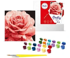 Ideyka Painting by numbers 40 x 40 cm KHO3236 Perfect Rose AP0095