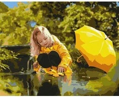 Ideyka Tapyba pagal skaičius - Šiltas rudens diena40x50cm