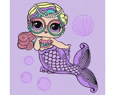 Ideyka Malowanie po numerach IDEYKA, 40x40cm, L.O.L. Surprise! Mermaids Miss 1 vnt., dėžutėje