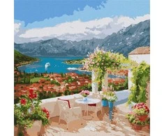 Ideyka Skaičių paveikslas - Bay Cotorska 50x50cm