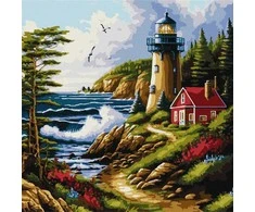 Ideyka Paveikslas pagal skaičius - Jūros brizas 40x40
