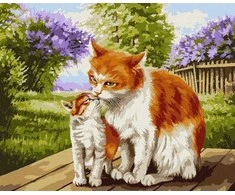 Ideyka Paveikslas pagal skaičius - Motinos šiluma 40x50cm