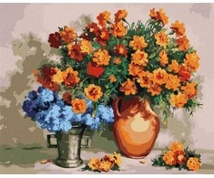 Ideyka Paveikslas skaičiais - Gėlių apkabinimai 40x50cm